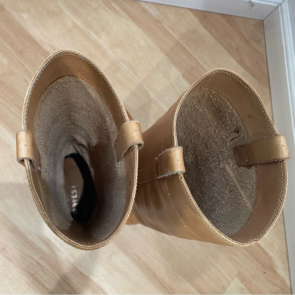 Vintage Tan Campus Boots (8) - Picture 6 of 11